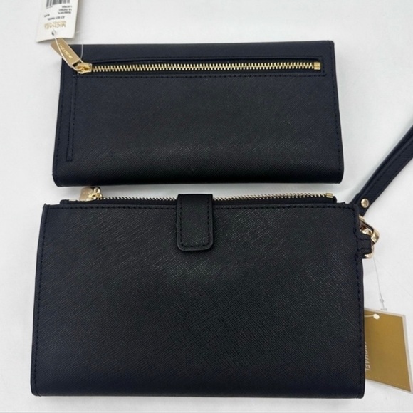 Michael Kors Large Double Zip Wallet Wristlet & Trifold
Wallet black - Picture 9 of 16